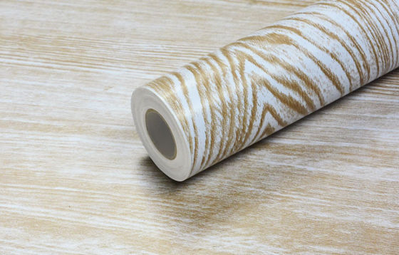 5m/Roll Self Adhesive Wood Grain PVC Wallpaper Sticker