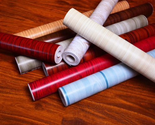 5m/Roll Self Adhesive Wood Grain PVC Wallpaper Sticker
